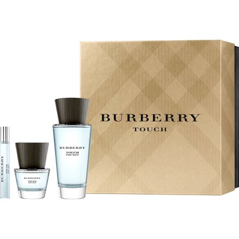 burberry touch for men by burberry gift set|Burberry touch aftershave 100ml.